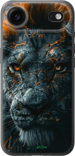 Силиконовый чехол Пламенный лев для Apple iPhone 17 AIR - 6153u-4032 изображение 