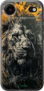 Силіконовий чехол Лев у золотих фарбах для Apple iPhone 17 AIR - 6155u-4032 изображение 