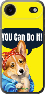 Силиконовый чехол чехол с корги You Can Do It для Apple iPhone 17 AIR - 6184u-4032 изображение 