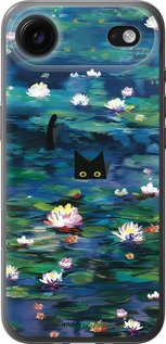 Силиконовый чехол із зображенням водяних лілій та кішок для Apple iPhone 17 AIR - 6257u-4032 изображение 