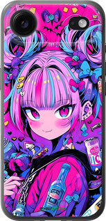 Силиконовый чехол Аниме милаха для Apple iPhone 17 AIR - 6314u-4032 изображение 