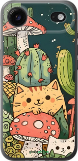 Силиконовый чехол Коты грибы для Apple iPhone 17 AIR - 6321u-4032 изображение 