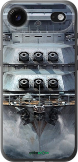 Силиконовый чехол Линкор, world of tanks, wargaming, военный корабль для Apple iPhone 17 AIR - 6453u-4032 изображение 
