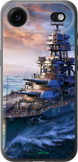 Силиконовый чехол Военный корабль, world of tanks, wargaming для Apple iPhone 17 AIR - 6461u-4032 изображение 