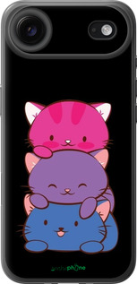 Силиконовый чехол Милые кошки для Apple iPhone 17 AIR - 6518u-4032 изображение 