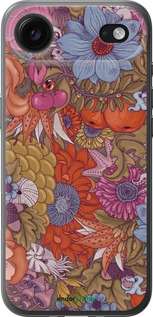 Силиконовый чехол Абстрактные цветы для Apple iPhone 17 AIR - 6526u-4032 изображение 