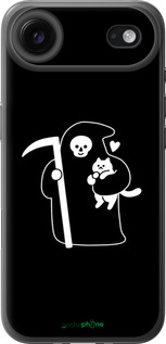 Силиконовый чехол Минималистичный арт: смерть и кошка для Apple iPhone 17 AIR - 6529u-4032 изображение 
