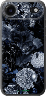 Силиконовый чехол Абстрактный цветочный рисунок в синих тонах для Apple iPhone 17 AIR - 6539u-4032 изображение 