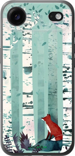 Силиконовый чехол Лис в зелёном лесу для Apple iPhone 17 AIR - 6547u-4032 изображение 