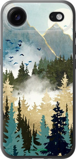 Силиконовый чехол С изображением лесного пейзажа для Apple iPhone 17 AIR - 6548u-4032 изображение 