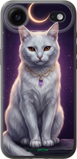Силіконовий чехол Mystic White Cat Gothic Dark Purple Gold для Apple iPhone 17 AIR - 6805u-4032 изображение 