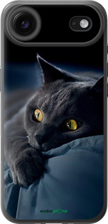 Силіконовий чохол 'Димчастий кіт' для iPhone 17 AIR зображення 3