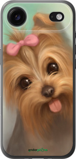Силиконовый чехол Нарисованный йоркширский терьер для Apple iPhone 17 AIR - 928u-4032 изображение 