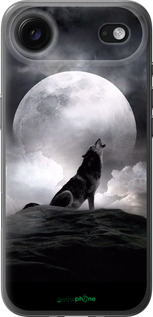 Силіконовий чехол Вовк, що виє для Apple iPhone 17 AIR - 934u-4032 изображение 