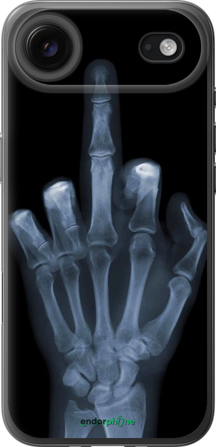 Силиконовый чехол Рука через рентген для Apple iPhone 17 AIR - 1007u-4032 изображение 