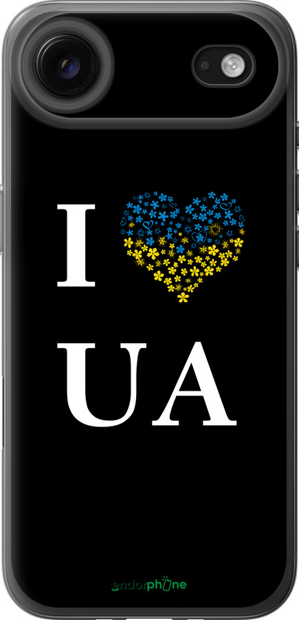 Силиконовый чехол I love UA для Apple iPhone 17 AIR - 1112u-4032 изображение 