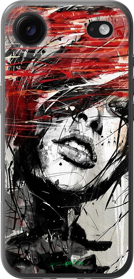 Силиконовый чехол Лицо девушки для Apple iPhone 17 AIR - 1162u-4032 изображение 