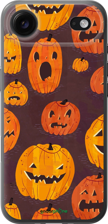 Силиконовый чехол Тыквы на Хеллоуин для Apple iPhone 17 AIR - 233u-4032 изображение 