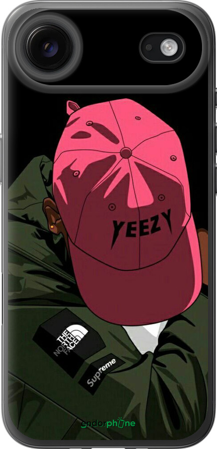 Силиконовый чехол logo de yeezy для Apple iPhone 17 AIR - 3995u-4032 изображение 