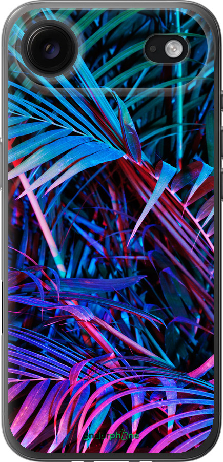 Силиконовый чехол Папоротник под ультрафиолетом для Apple iPhone 17 AIR - 4069u-4032 изображение 