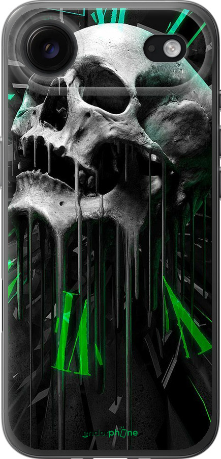 Силиконовый чехол Череп-часы для Apple iPhone 17 AIR - 4100u-4032 изображение 