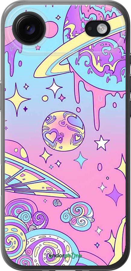 Силиконовый чехол Розовая галактика для Apple iPhone 17 AIR - 4146u-4032 изображение 