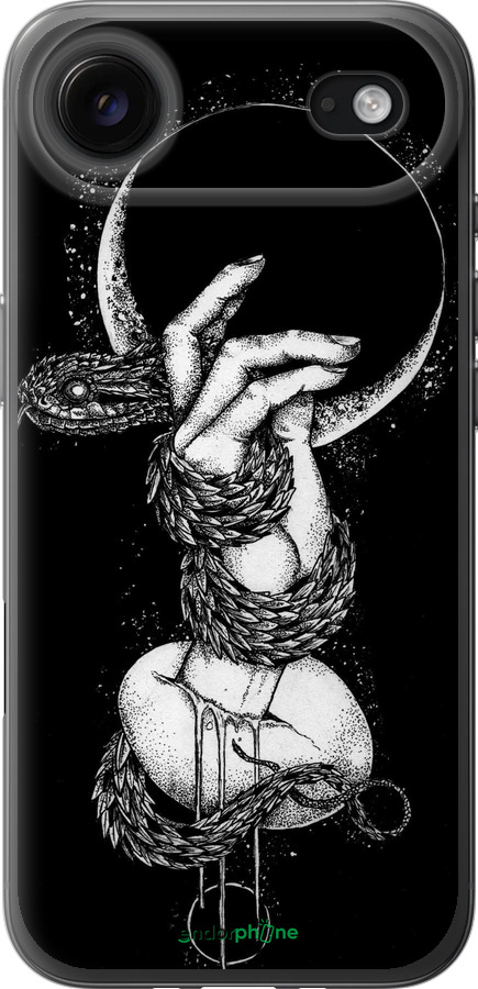 Силиконовый чехол Змея в руке для Apple iPhone 17 AIR - 4149u-4032 изображение 