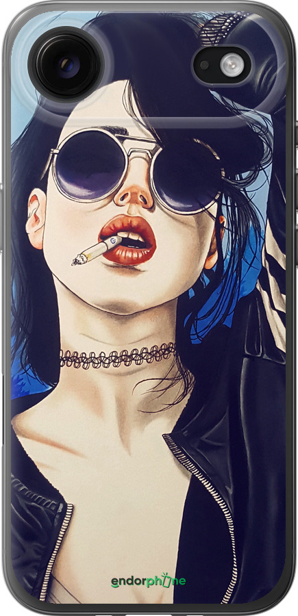 Силиконовый чехол Девушка на стиле для Apple iPhone 17 AIR - 4151u-4032 изображение 