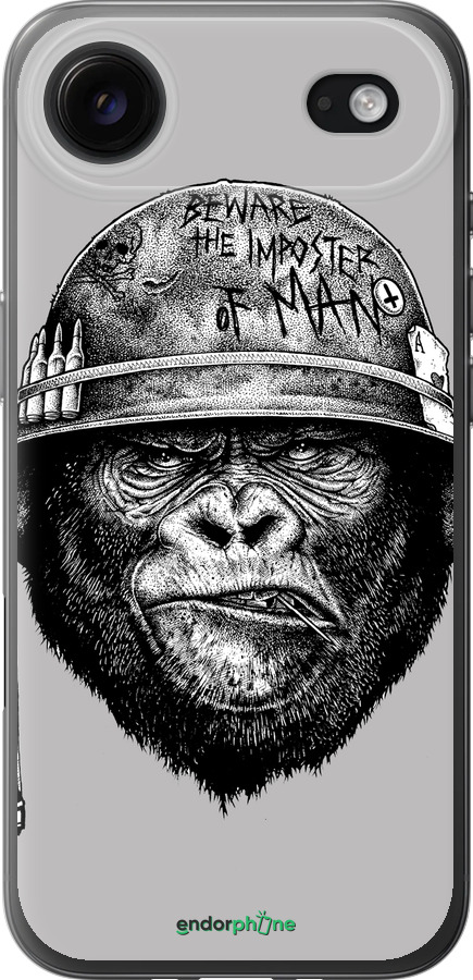 Силиконовый чехол military monkey для Apple iPhone 17 AIR - 4177u-4032 изображение 