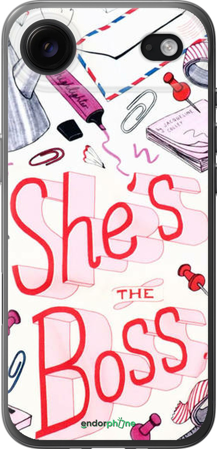 Силиконовый чехол she's the  boss для Apple iPhone 17 AIR - 4254u-4032 изображение 