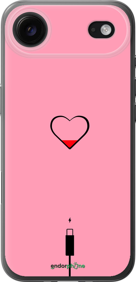 Силиконовый чехол Подзарядка сердца1 для Apple iPhone 17 AIR - 4275u-4032 изображение 