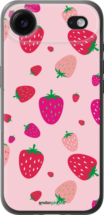 Силиконовый чехол Клубнички для Apple iPhone 17 AIR - 4332u-4032 изображение 