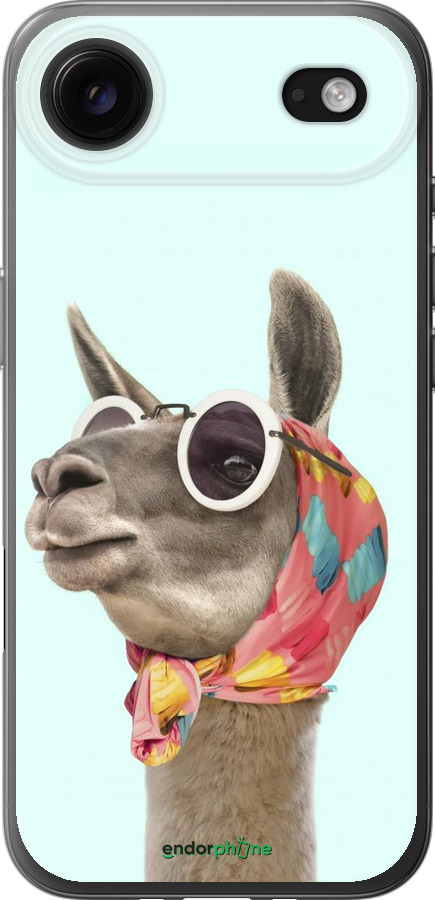 Силиконовый чехол Модная лама для Apple iPhone 17 AIR - 4479u-4032 изображение 