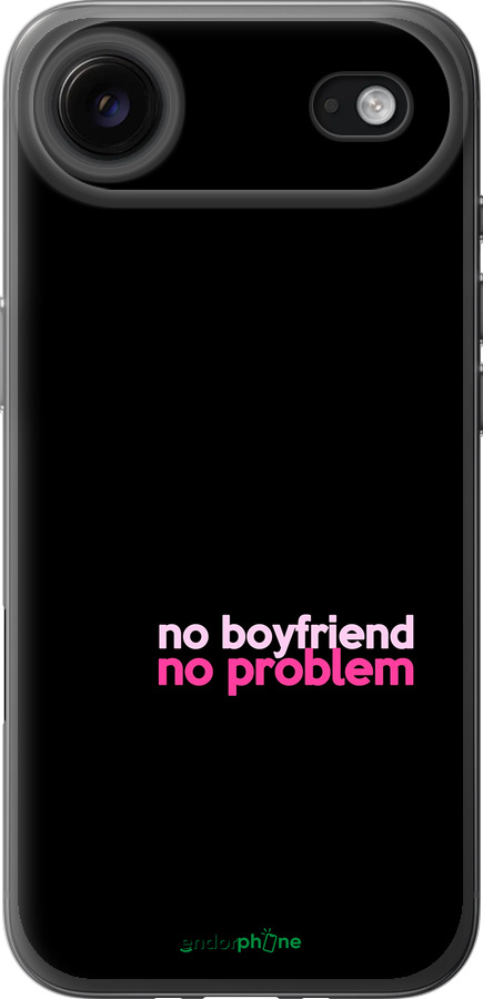 Силиконовый чехол no boyfriend no problem для Apple iPhone 17 AIR - 4549u-4032 изображение 