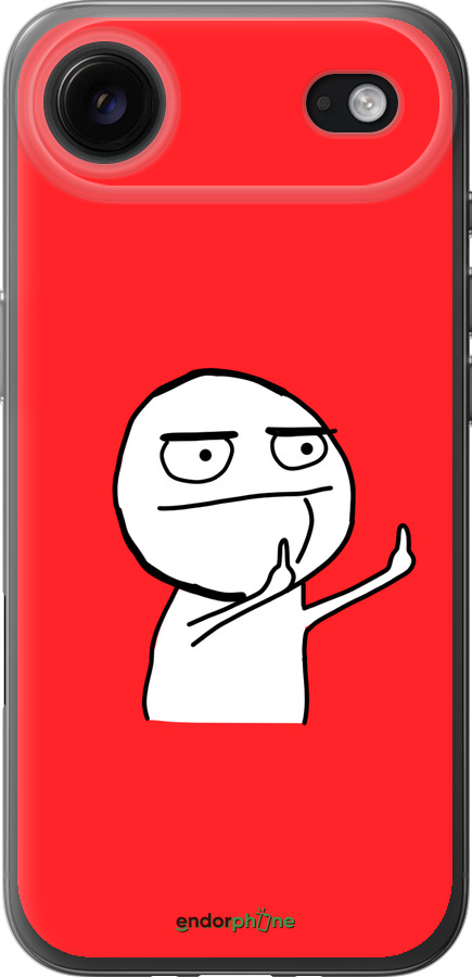 Силиконовый чехол Мем для Apple iPhone 17 AIR - 4578u-4032 изображение 