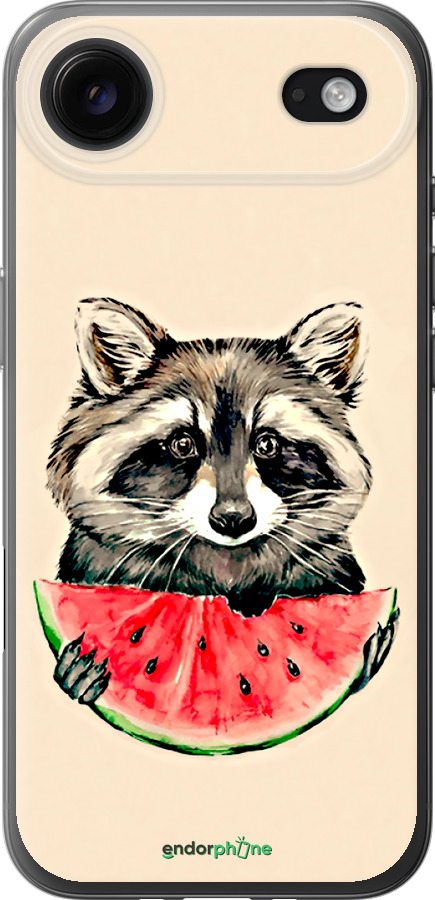 Силиконовый чехол Енотик с арбузом для Apple iPhone 17 AIR - 4605u-4032 изображение 