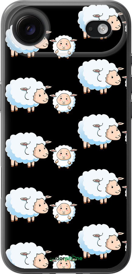 Силиконовый чехол Овечки1 для Apple iPhone 17 AIR - 4637u-4032 изображение 