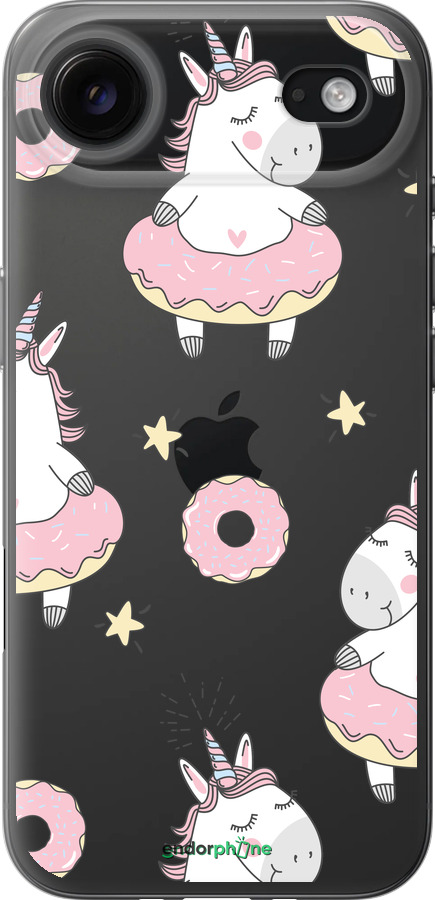 Силиконовый чехол Единорожки для Apple iPhone 17 AIR - 4659u-4032 изображение 
