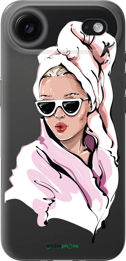 Силиконовый чехол Девушка в очках 2 для Apple iPhone 17 AIR - 4714u-4032 изображение 