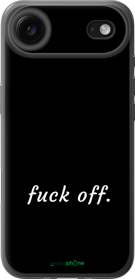 Силиконовый чехол Fuck off для Apple iPhone 17 AIR - 4731u-4032 изображение 