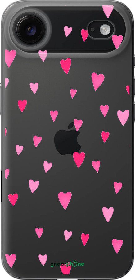 Силиконовый чехол Сердечки 2 для Apple iPhone 17 AIR - 4763u-4032 изображение 