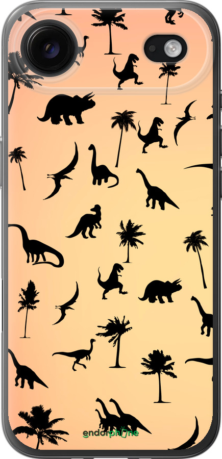 Силиконовый чехол Динозаврики 1 для Apple iPhone 17 AIR - 4772u-4032 изображение 