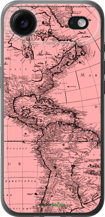 Силиконовый чехол Карта для Apple iPhone 17 AIR - 4794u-4032 изображение 