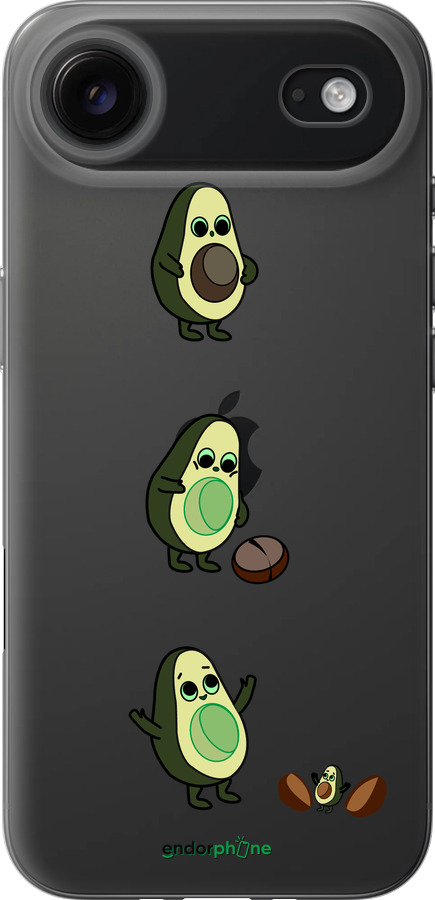 Силиконовый чехол Авокадо 1 для Apple iPhone 17 AIR - 4857u-4032 изображение 