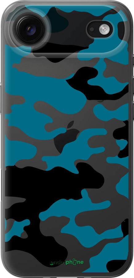 Силиконовый чехол Камуфляж прозрачный фон для Apple iPhone 17 AIR - 4877u-4032 изображение 