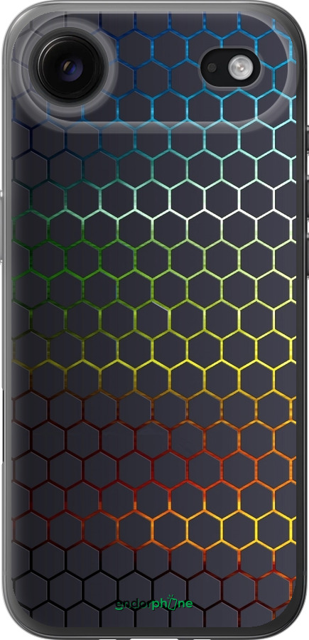 Силиконовый чехол Переливающиеся соты для Apple iPhone 17 AIR - 498u-4032 изображение 