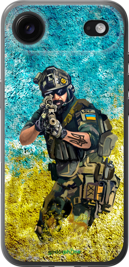 Силиконовый чехол Воин ЗСУ для Apple iPhone 17 AIR - 5311u-4032 изображение 