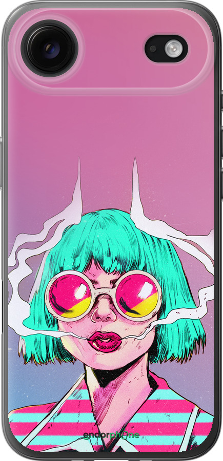 Силиконовый чехол Поп арт девушка для Apple iPhone 17 AIR - 5378u-4032 изображение 
