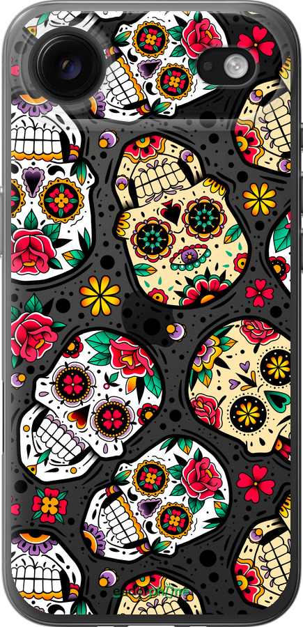 Силиконовый чехол Черепа для Apple iPhone 17 AIR - 5471u-4032 изображение 