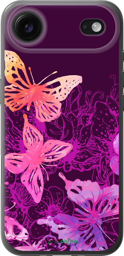 Силиконовый чехол Бабочки v2 для Apple iPhone 17 AIR - 5475u-4032 изображение 